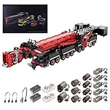 AMOC Technik kran Baukasten mit 14 Motoren, LTM 11200, 8528+ Teile Lithium Batterie Version Abschleppfahrzeug Satz Kompatibel Lego - Dynamisch, 148 x 54 29cm