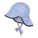 Sterntaler Baby - Jungen Schirmmütze M. Nackenschutz M tze, Blau (Himmel 325), 51 EU