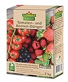 Florissa Natürlich 58677 Tomaten-und Beeren Dünger | Bio-Dünger mit ProtoPlus | biologisch GÄRTNERN Gütesiegel, 2 kg