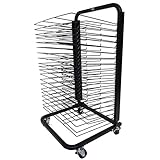 ANUU Art Drying Rack – 20 Flexible Regale, Mobil, Ideal für Schulen und Kunstvereine. Gesamthöhe 31 Zoll