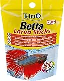 Tetra Betta Larva Sticks - Fischfutter in Form von Futtersticks für Kampffische und andere Labyrinthfische, 5 g