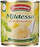 Hengstenberg Mildessa Weinsauerkraut 2 Portionen, 15er Pack (15 x 314 ml Dose)