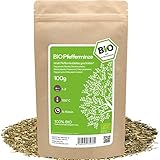 amapodo Pfefferminztee Bio 100g - Peppermint Tea - Minze getrocknet - Pfefferminz - Spearmint Tee - Pfefferminze - Geschenke für Frauen - Mentha piperita