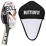 Butterfly Timo Boll Black Tischtennisschläger + Cell Case Tischtennishülle | Tischtennisschlägerset | Tischtennis Profi Set