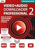 Video und Audio Downloader 2, Videos und Musik herunterladen von YouTube, ARD, ZDF Medietheken, kein Abo, Aktivierungscode per Email