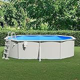 Schwimmbad mit Sicherheitsleiter 490x360x120 cm - Haus & Garten Pool & Spa Schwimmbecken