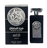 Majd Al Sultan Black Intense Eau de Parfum 100ml Asdaaf – Herren - Kandis, Bergamotte, Lavendel, Dattel, Vanille, Patchouli, Amber