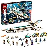 LEGO 71756 Ninjago Wassersegler, U-Boot Spielzeug für Jungen und Mädchen ab 9 Jahre, Set mit 10 Ninja Mini-Figuren