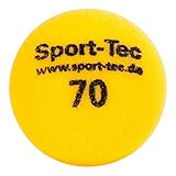 Schaumstoffball, Softball, Spielball aus Schaumstoff, unbeschichtet - 7 cm, blau