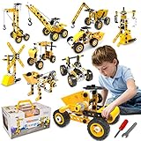 HOMETTER Lernspielzeug Mint, 10 in 1 Bausteine für Vorschulkinder, 108 Teile Ingenieurspielzeug kreatives Set Geschenk für Jungen und Mädchen im Alter von 4 5 6 7 8+ Jahren