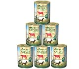 Dehner Best Nature Hundefutter Adult, Rind und Reis mit Distelöl, 6 x 400 g (2.4 kg)