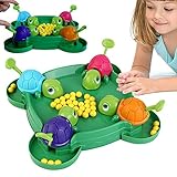 Plesuxfy Schildkröte-Brettspiel | Brettspiele für Kinder Spielzeug,Vorschulspiel für Kinder, Hungry Turtle-Brettspiel, intensives Spiel der schnellen Reflexe, Schnapp dir das Bean Ball-Spiel