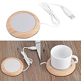 Tassenwärmer Getränkewärmer USB Kaffeewärmer Teewärmer Multifunktionale Becher Wärmehaltungsplatte Mug Warmer, mit Elektrischer Heizplatte für Büro, Hausgebrauch