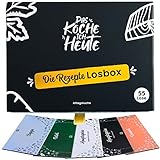 NEU: Rezepte Losbox ® mit 55 Rezept Losen zum Kochen | Losbox für Paare, Geschenke Paare