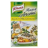 Knorr: 'Aglio e Prezzemolo' Bouillon-Würfel, Knoblauch und Petersilie Geschmack, 8 Stück, je 11 g, 4 Stück