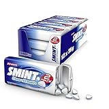 Smint 2 hours Peppermint, 12 Metall-Dosen mit Pfefferminze-Pastillen, Zuckerfreie Mints für ein frisches Mundgefühl für mehr als 2 Stunden