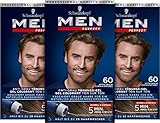 Men Perfect Schwarzkopf 60 Haartönung Mittelbraun hochwertige Haarfarbe gegen graue Haare 3er Pack (3 x 80ml)