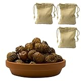 Premium Waschnüsse (Sapindus mukorossi) 1kg mit 3 Baumwollbeuteln