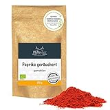 Paprika geräuchert, gemahlen, Paprikapulver Premium BIO-Qualität, handverlesen, 250g - Pfefferdieb®