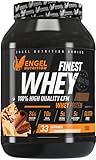 Engel Nutrition Finest Whey Protein Pulver | 100% CFM Whey Protein aus Weidemilch | Eiweißpulver mit extra Aminosäuren, Enzymen & Probiotika |Über 24g Protein, nur 0,5g Fett (Cinnamon Cereal, 1kg)