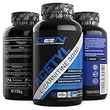 Acetyl L-Carnitin 3000 mit 250 Kapseln - 3000 mg pro Tagesportion - Premium: L-Carnitine als Acetyl Form - Hochdosiert - Laborgeprüfte Qualität - Vegan