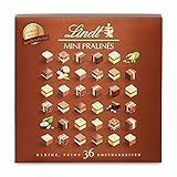 Lindt Schokolade - Nougat Mini Pralinés | 165 g | Pralinen-Schachtel mit 36 Pralinen in 9 ausgewählten, exquisiten Lindt-Pralinen | Pralinengeschenk | Schokoladengeschenk