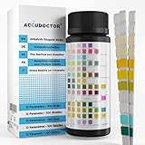 100 Tests Accudoctor Urintest Gesundheitstest 12 Indikatoren PH Glukose Ketone Proteine Diät Urintester Urin Teststreifen Urinteststreifen Urinanalyse urinanalysestreifen Kit 100 pcs