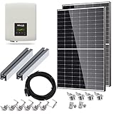 370W Mono SolaX Set inkl Montagematerial Satteldach Komplettset Wechselrichter, Gerätebezeichnung:X1-1.1-S X1 mini