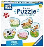 Ravensburger ministeps 4167 Bade-Puzzle Bauernhof - Badespielzeug, Spielzeug ab 18 Monate