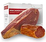 Serrano Schinken Gereift ohne Knochen 1 KG + Lomo (Lende) Duroc Natural 300 g - Spanischer Schinken Jamonprive