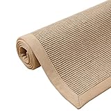 Sisal-Teppich, umweltfreundlich, rutschfest, geflochtene Akzente, strapazierfähiger, rustikaler Flickenteppich für Küche, Wohnzimmer, Schlafzimmer und mehr (Color : Style7, Size : 60x180CM) (Style8