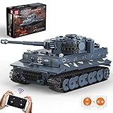 Mould King 20014 Technik Panzer Bausteine Modell, Ferngesteuert Tank mit Fernbedienung und App Dual Control, Panzer Spielzeug Bausatz für Erwachsene und Kinder