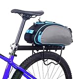 Fahrradrahmen Taschen für Fahrräder, Fahrrad Gepäckträger Tasche zum Radfahren 1Pcs Fahrrad Rücksitz Satteltaschen Kühler Rahmen Kofferraum Packtasche Korb Handtasche zum Radfahren