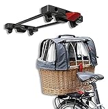 KLICKfix Hundekorb Doggy Basket Plus für Racktime, 0399RH, 36 x 52 x 46 cm