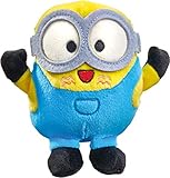 Schmidt Spiele 42725 Despicable Me Minions, frecher Bob, Plüschfigur, 14 cm, bunt