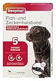 beaphar 17604 Floh- und Zeckenhalsband für große Hunde, 65 cm