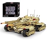 Mould King 20011 Technik Panzer Modell Bausteine, 3296 Teile Technologie Panzer Bausatz für Erwachsene und Kinder, Ferngesteuert Tank mit Fernbedienung und App Dual Control