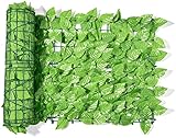 Künstliche Efeu Hecke Sichtschutz Garten-Sichtschutzzaun für Hochzeit, Party, Garten, Wanddekoration HXJDP221103(Size:200x200cm)