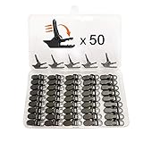 YIXISI 50PCS Zelt Clips, Set Plane Clips, Planen-Klemmen, Winddichte Markisen Clips, Clips Camping für Outdoor