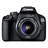 Canon EOS 4000D DSLR Kamera - mit Objektiv EF-S 18-55mm III Gehäuse Body (18 MP, DIGIC 4+, 6,8 cm (2,7 Zoll) LCD Display, EOS Movie Full-HD, CMOS-Sensor Canon APS-C, WiFi), schwarz