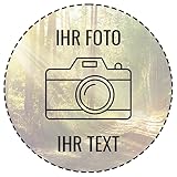 Tortenaufleger selbst gestalten mit Foto & Text - OBLATENPAPIER - (Ø20cm)