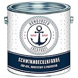 2-K Schwimmbeckenfarbe GLÄNZEND FARBAUSWAHL für GFK Kunststoff Polyester SET 2k Poolfarbe Schwimmbadfarbe Schwimmbeckenbeschichtung Unterwasserfarbe // Hamburger Lack-Profi (10 L)