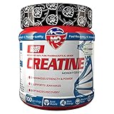 MLO Deutsches Creatine Monohydrate Creapure Glutenfrei | Kreatinin-Booster Maximaler Pump | Creatin Monohydrat für Mehr Energie im Krafttraining | Kreatin-Monohydrat-Pulver für Muskelaufbau 500 g