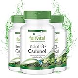 Indol 3 Carbinol Kapseln - HOCHDOSIERT - I3C Kapseln mit Brokkoli-Pulver - VEGAN - 180 Kapseln (60x3)