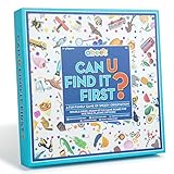 abeec Can U Find It First - Fun Family Board Game Of Speedy Observation - Lernspiel für Kinder - Brettspiele Kinder - Bingo-Spiel - Familienspiele für Kinder und Erwachsene