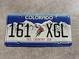 Inga Nummernschild 15,2 x 30,5 cm Colorado Ski Country USA Nummernschild #161 Xgl