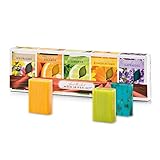 Sanct Bernhard Seifen-Set 5er Pack Heublumen-, Orangen-, Limetten-, Ringelblumen- und Lavendel-Seife 5 x 50g