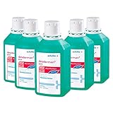 5x 500 ml Schülke Desderman® Pure Händedesinfektionsmittel Desinfektionsmittel, farbstoff-/parfümfrei