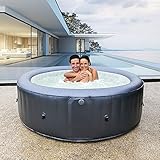 Miweba MSpa aufblasbarer Whirlpool 2022 Muse Carlton M-CA061 für 6 Personen - kraftvolle Hydro-Massagedüsen - inkl. Ozongenerator & UV-C Wasserreinigung