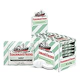 Fisherman's Friend Mint, 24er Vorratsbox, Pfefferminze und Menthol Geschmack, zuckerfrei, für frischen Atem, 24 x 25g